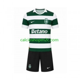 Sporting CP Bambino Maglia Prima 2026/2027 Manica Corta